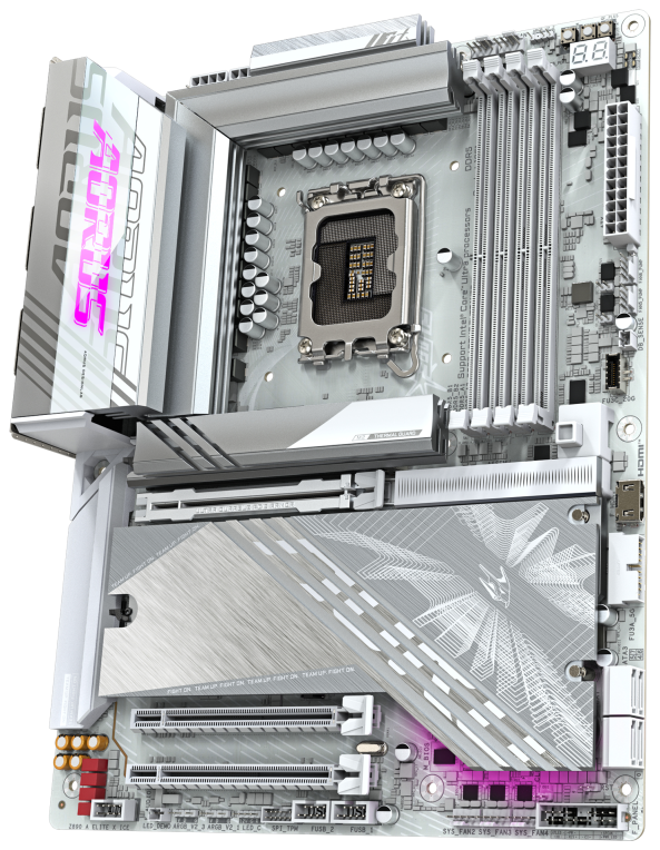 PLACA BASE GIGABYTE Z890 A ELITE X ICE G10 - detalle