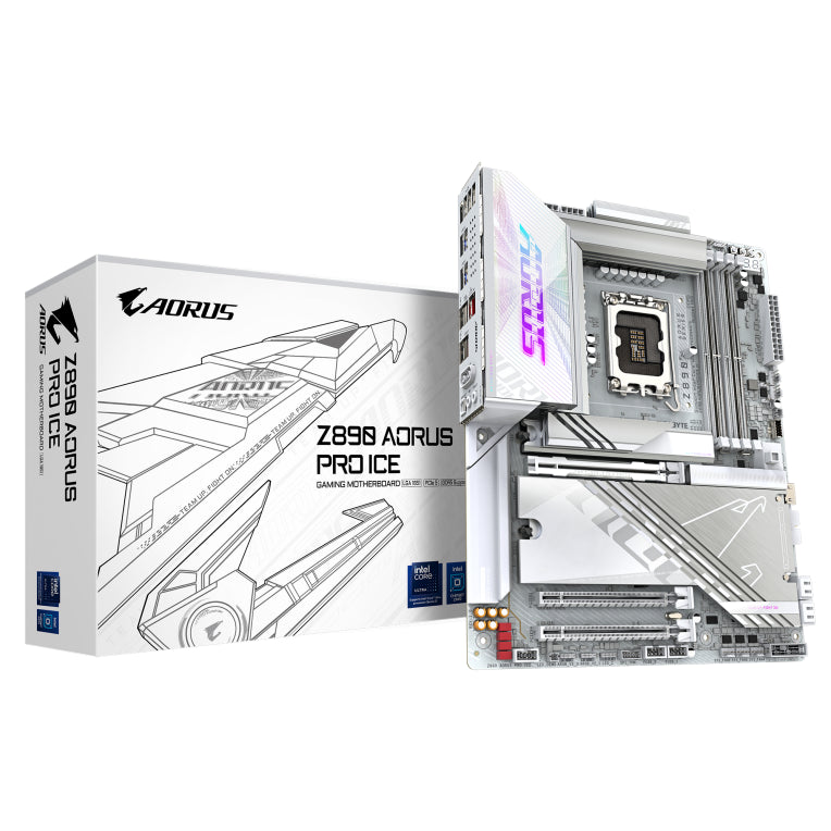 Placa base GIGABYTE Z890 AORUS PRO ICE con Intel Z890 LGA 1851 (Socket V1) ATX