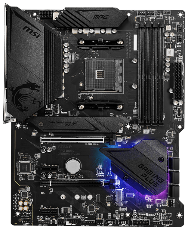 PLACA BASE MSI B550 GAMING PLUS AM4 ATX 4XDDR4 - detalle