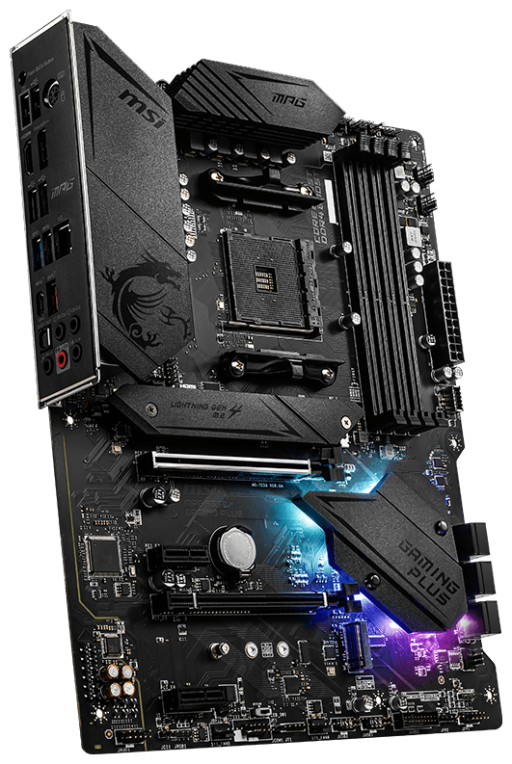 PLACA BASE MSI B550 GAMING PLUS AM4 ATX 4XDDR4 - detalle