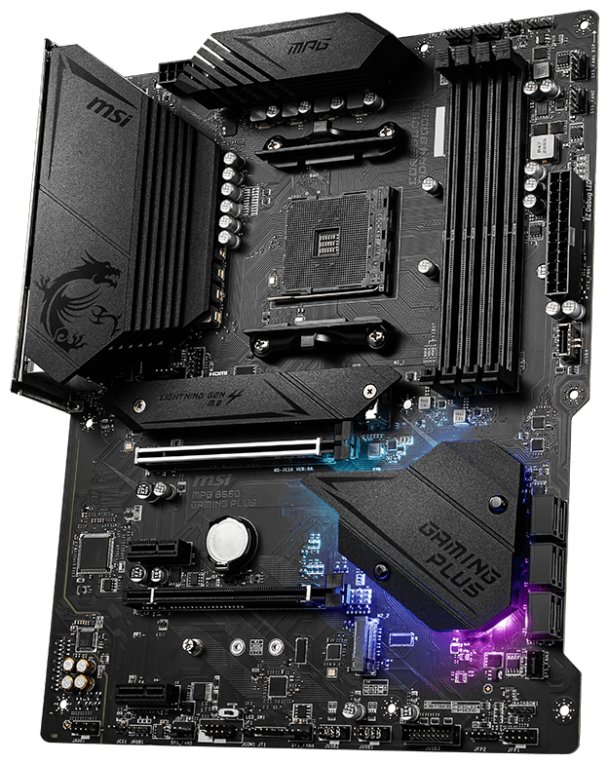 PLACA BASE MSI B550 GAMING PLUS AM4 ATX 4XDDR4 - detalle