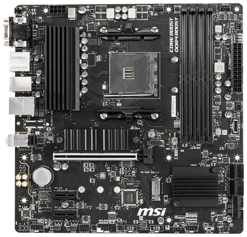 PLACA BASE MSI B550M PRO-VDH AM4 MATX 4XDDR4 - detalle