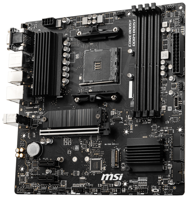 PLACA BASE MSI B550M PRO-VDH AM4 MATX 4XDDR4 - detalle
