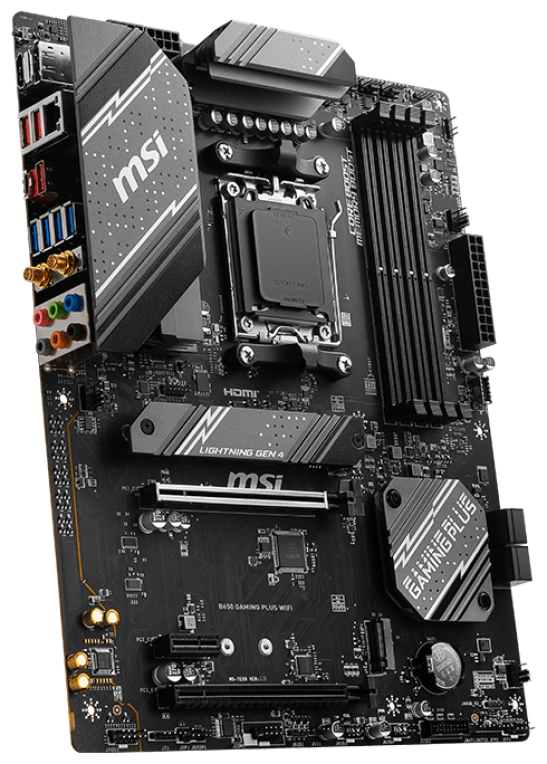 PLACA BASE MSI B650 GAMING PLUS WIFI AM5 ATX 4XDDR5 - detalle