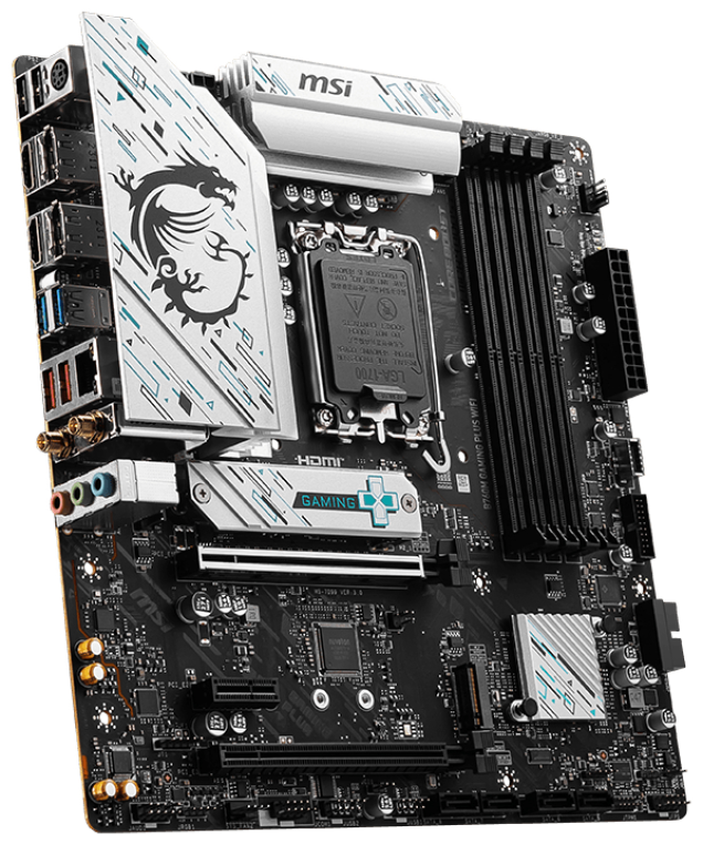 PLACA BASE MSI B760M GAMING PLUS WIFI 1700 MATX 4XDDR5 - detalle