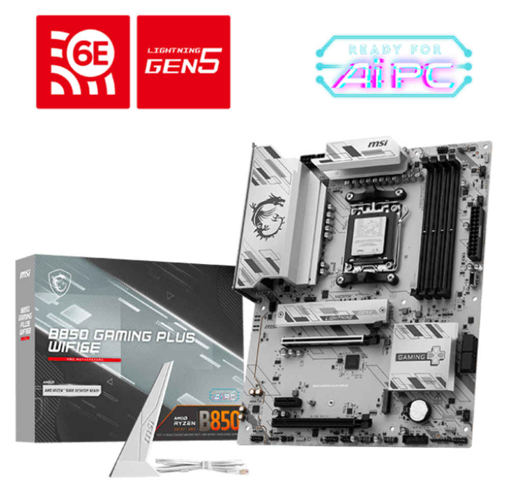 PLACA BASE MSI B850 GAMING PLUS WIFI6E 256GB