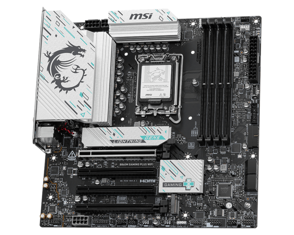 PLACA BASE MSI B860M GAMING PLUS WIFI - detalle