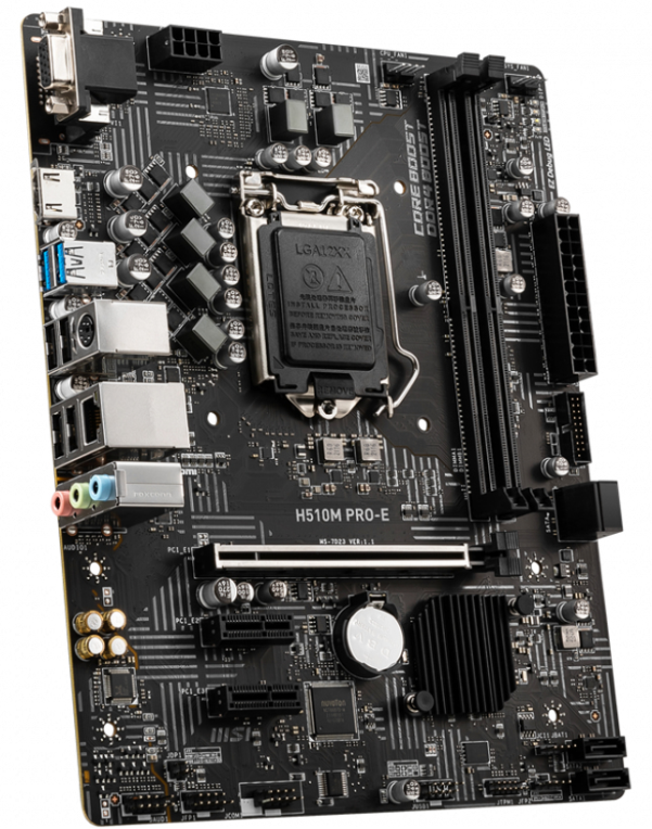 PLACA BASE MSI H510M PRO-E 1200 MATX 2XDDR4 - detalle