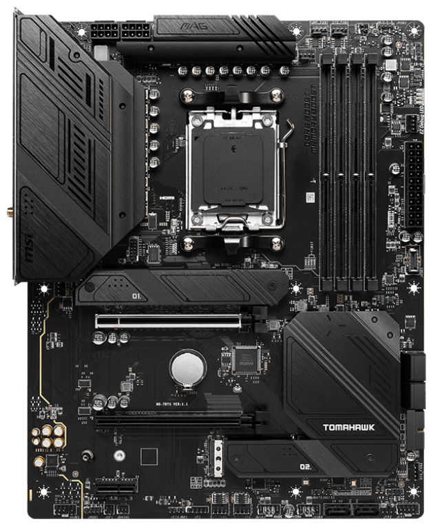PLACA BASE MSI MAG B650 TOMAHAWK WIFI AM5 ATX 4XDDR5 - detalle