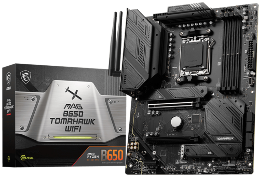 PLACA BASE MSI MAG B650 TOMAHAWK WIFI AM5 ATX 4XDDR5
