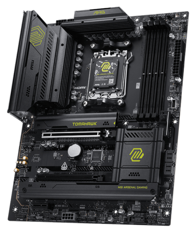 PLACA BASE MSI MAG B850 TOMAHAWK WIFI PCI-E x16 Gen5, M.2 Gen5