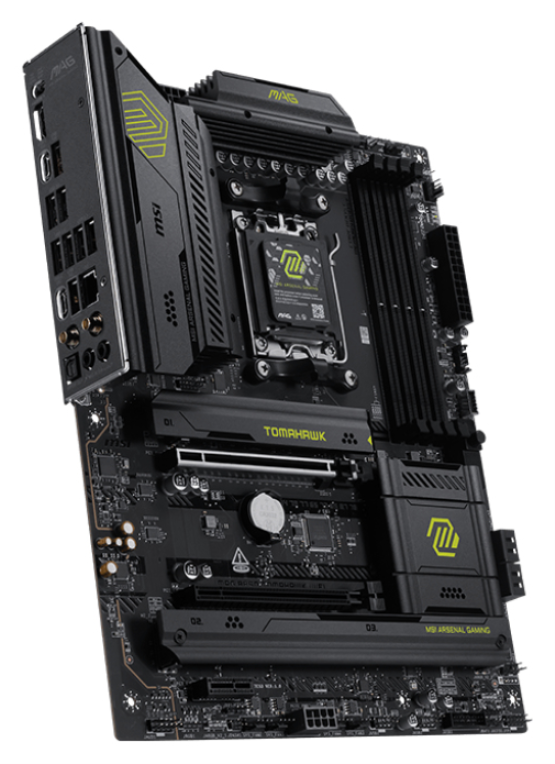 PLACA BASE MSI MAG B850 TOMAHAWK WIFI PCI-E x16 Gen5, M.2 Gen5 - detalle