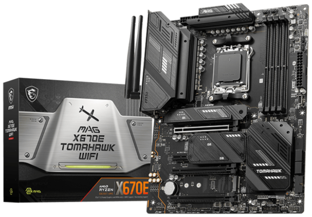 PLACA BASE MSI MAG X670E TOMAHAWK WIFI AM5 ATX 4XDDR5
