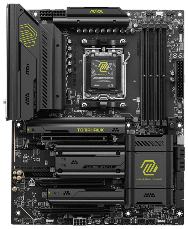 PLACA BASE MSI MAG X870E TOMAHAWK WIFI ATX AM5 4XDDR5 - detalle