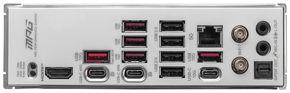 PLACA BASE MSI MPG X870E EDGE TI WIFI ATX AM5 4XDDR5 - detalle