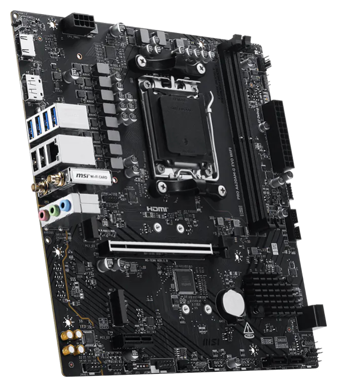 PLACA BASE MSI PRO A620AM-G EVO WIFI AMD DDR5 - detalle