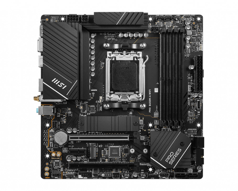 MSI PRO B650M-A WIFI AMD B650 AM5 socket micro ATX