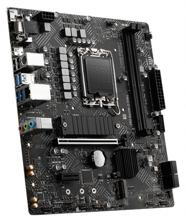 PLACA BASE MSI PRO B660M-G 1700 MATX 2XDDR4 - detalle