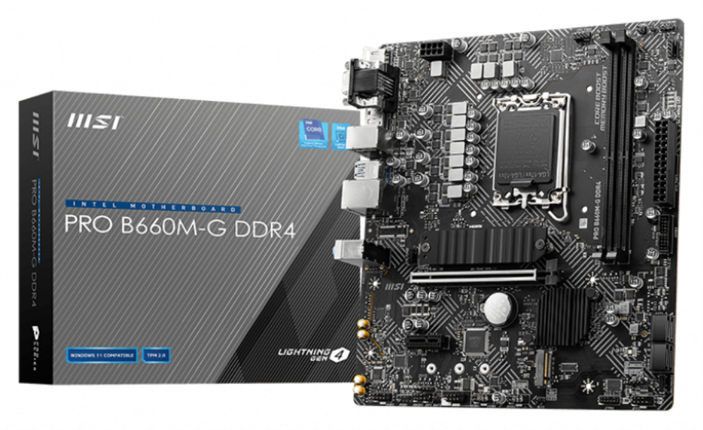 PLACA BASE MSI PRO B660M-G 1700 MATX 2XDDR4