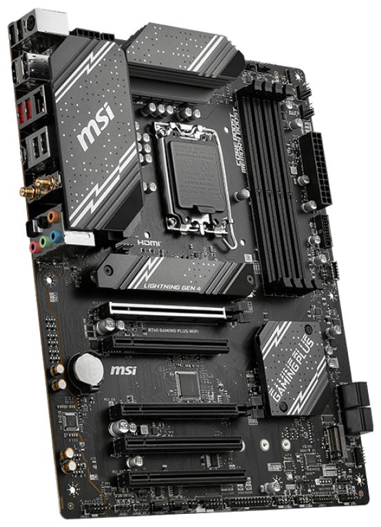 PLACA BASE MSI PRO B760 GAMING PLUS WIFI 1700 ATX 4XDDR5 - detalle