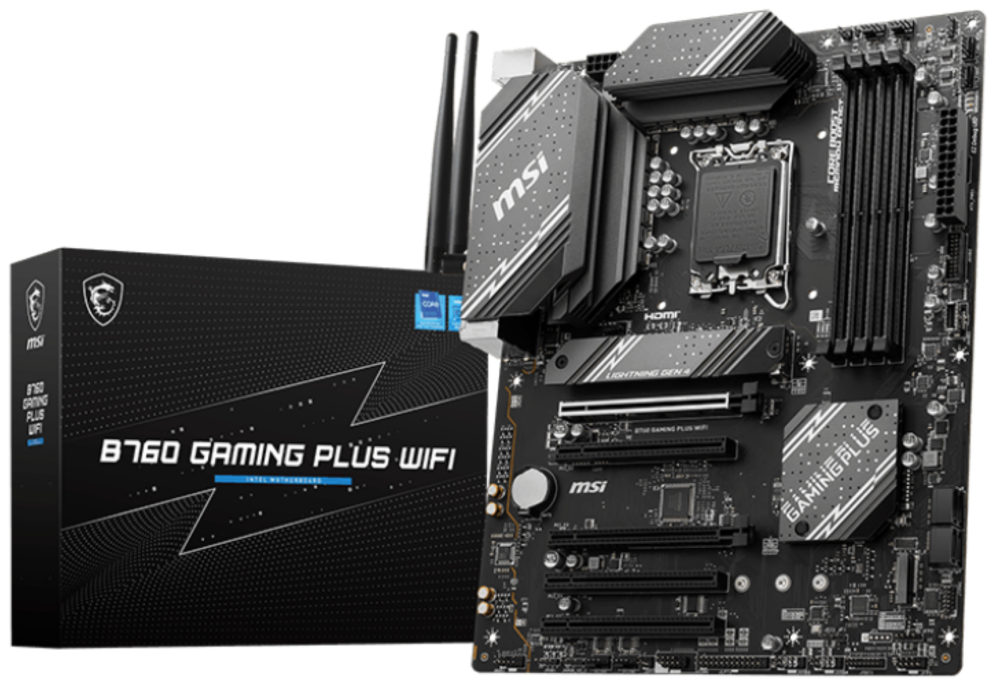 PLACA BASE MSI PRO B760 GAMING PLUS WIFI 1700 ATX 4XDDR5