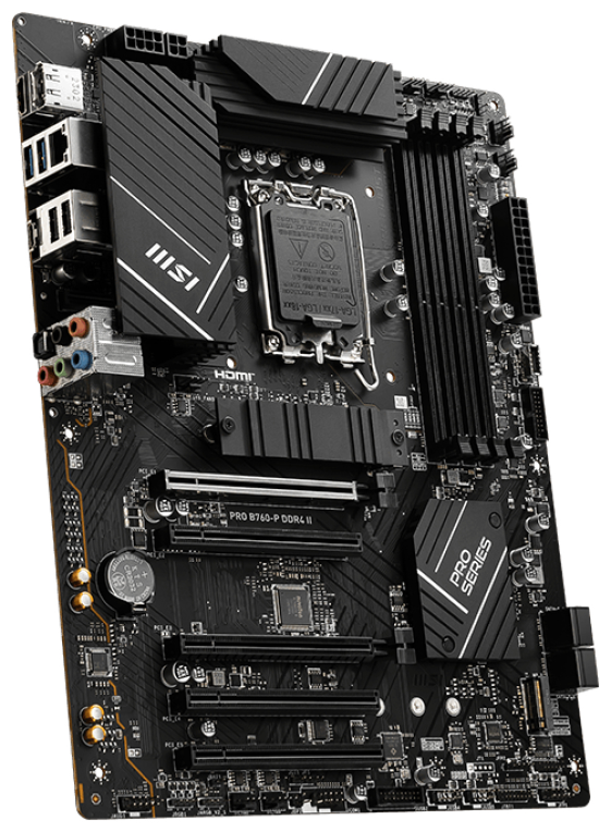 PLACA BASE MSI PRO B760-P 1700 ATX 4XDDR4 - detalle