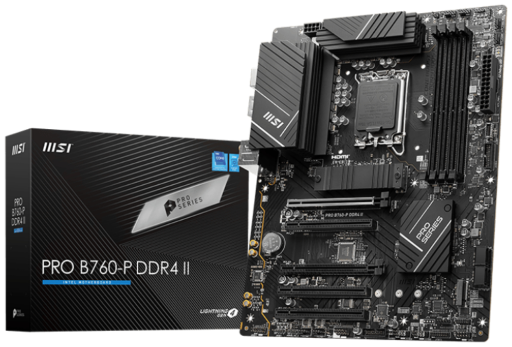 PLACA BASE MSI PRO B760-P 1700 ATX 4XDDR4