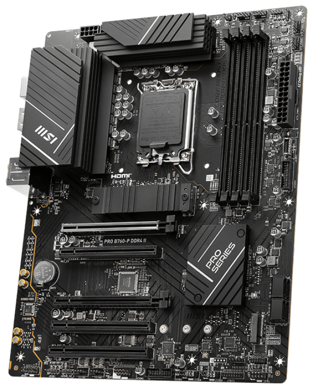 PLACA BASE MSI PRO B760-P 1700 ATX 4XDDR4 - detalle