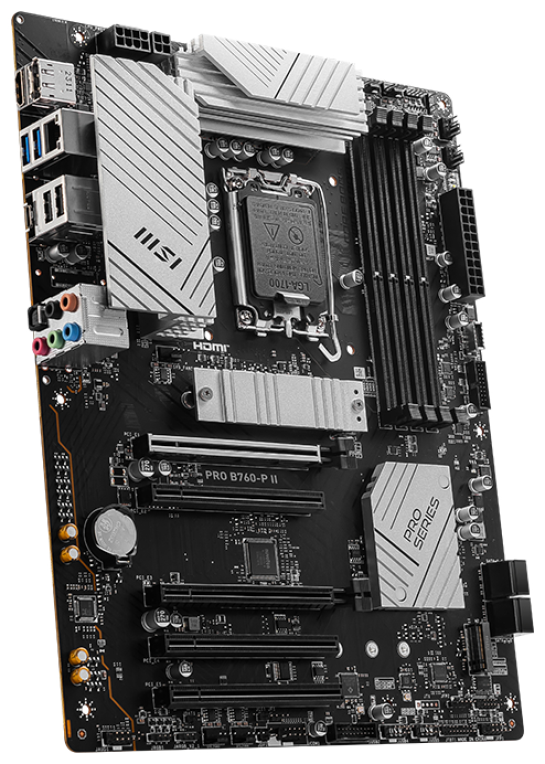 PLACA BASE MSI PRO B760-P II 1700 ATX 4XDDR5 - detalle