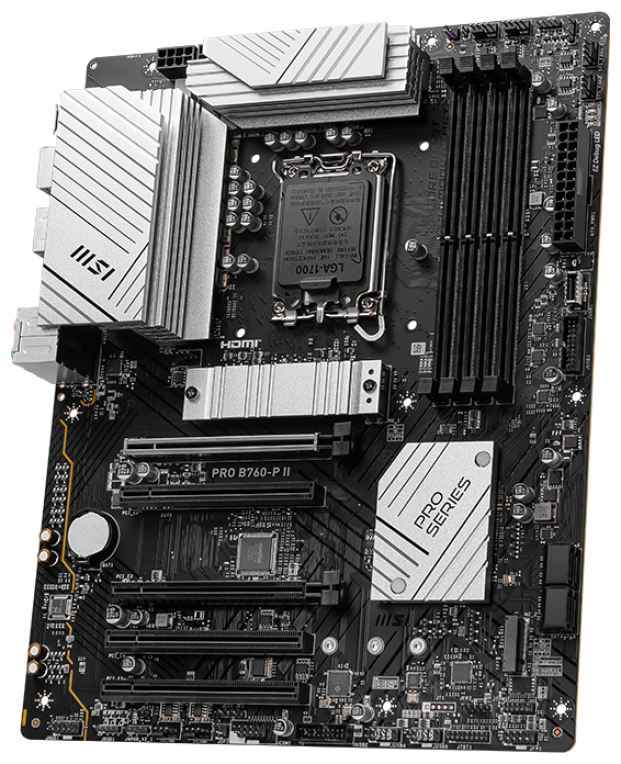 PLACA BASE MSI PRO B760-P II 1700 ATX 4XDDR5 - detalle