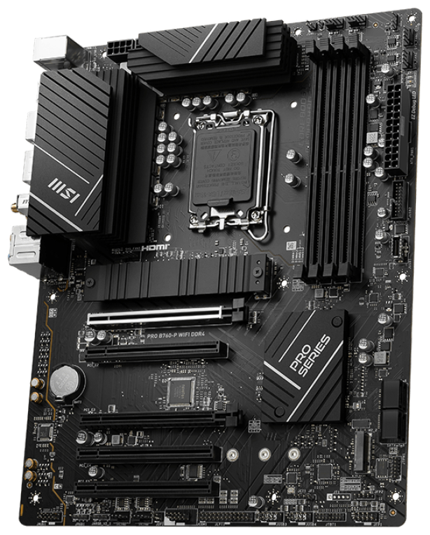 PLACA BASE MSI PRO B760-P WIFI 1700 ATX 4XDDR4 - detalle