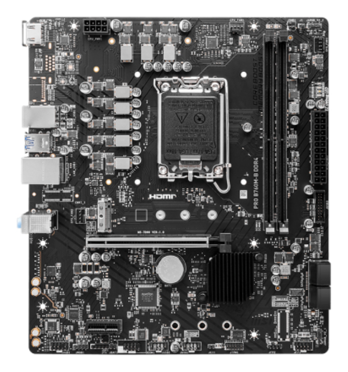 PLACA BASE MSI PRO B760M-B DDR4 - detalle