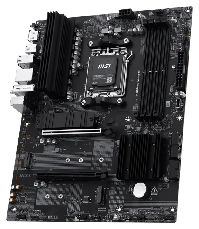 PLACA BASE MSI PRO B840-S EVO WIFI6E AM5 4XDDR5 - detalle