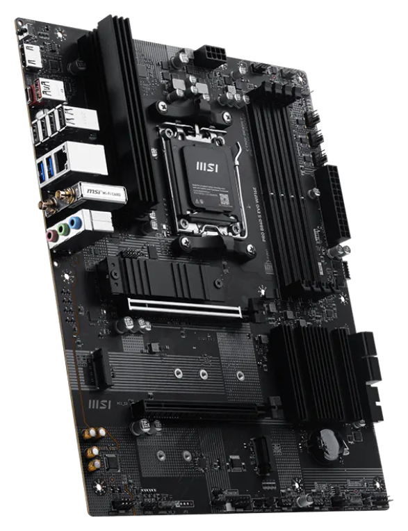 PLACA BASE MSI PRO B840-S EVO WIFI6E AM5 4XDDR5 - detalle