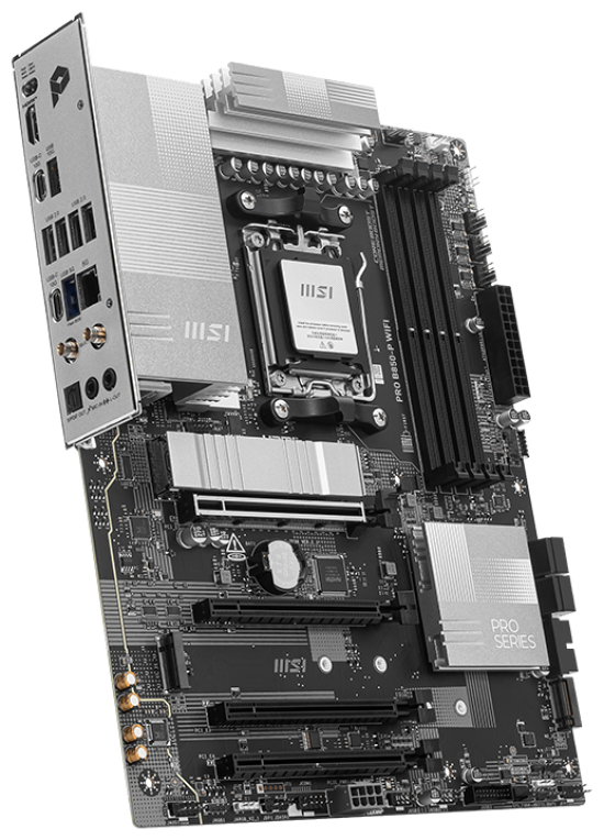 PLACA BASE MSI PRO B850-P WIFI PCI-E x16 Gen5, M.2 Gen5 - detalle