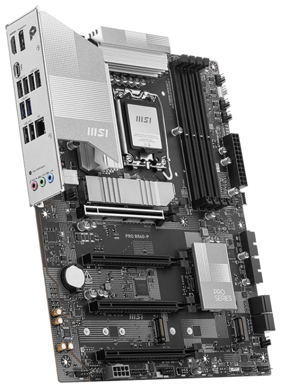 PLACA BASE MSI PRO B860-P ATX DDR5 1851 - detalle