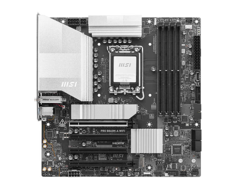 PLACA BASE MSI PRO B860M-A WIFI - detalle