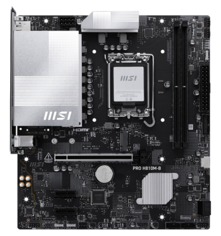 PLACA BASE MSI PRO H810M-B 1851 MATX 2XDDR5
