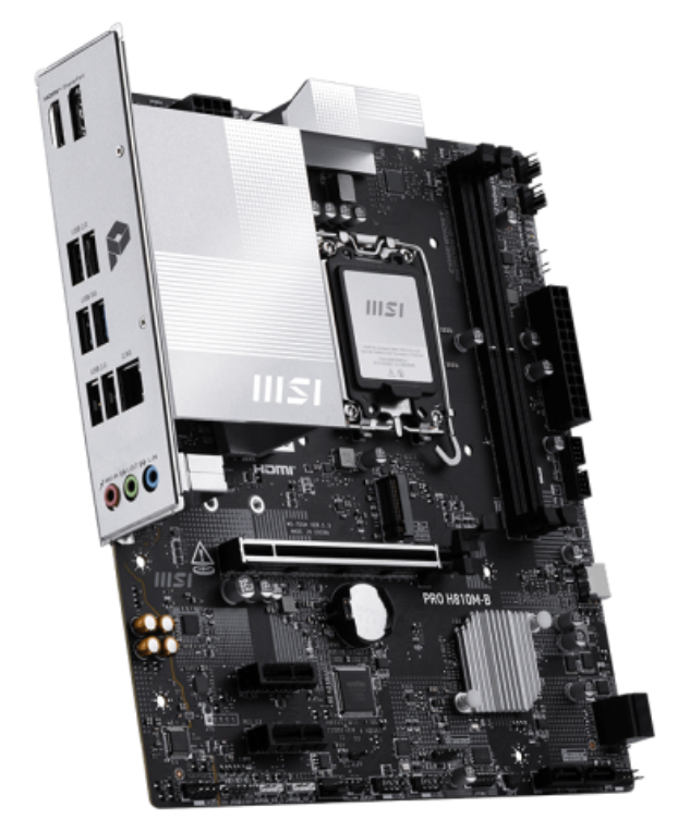 PLACA BASE MSI PRO H810M-B 1851 MATX 2XDDR5 - detalle