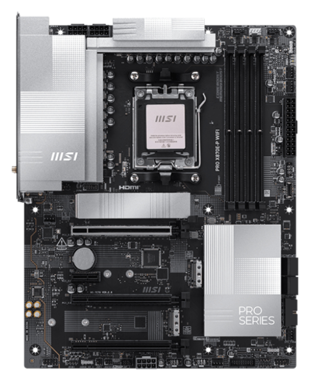 PLACA BASE MSI PRO X870E-P WIFI ATX AM5 4XDDR5