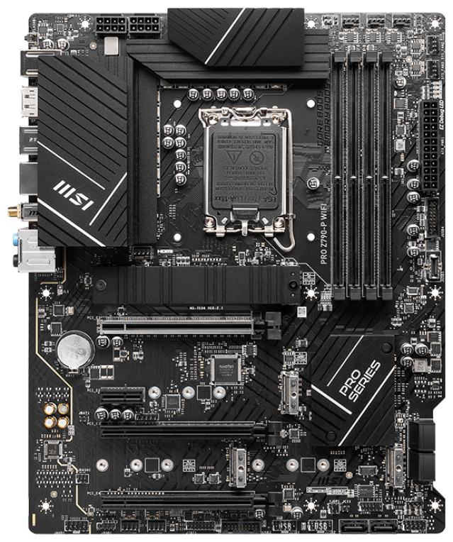 PLACA BASE MSI PRO Z790-P WIFI 1700 ATX 4XDDR5 - detalle