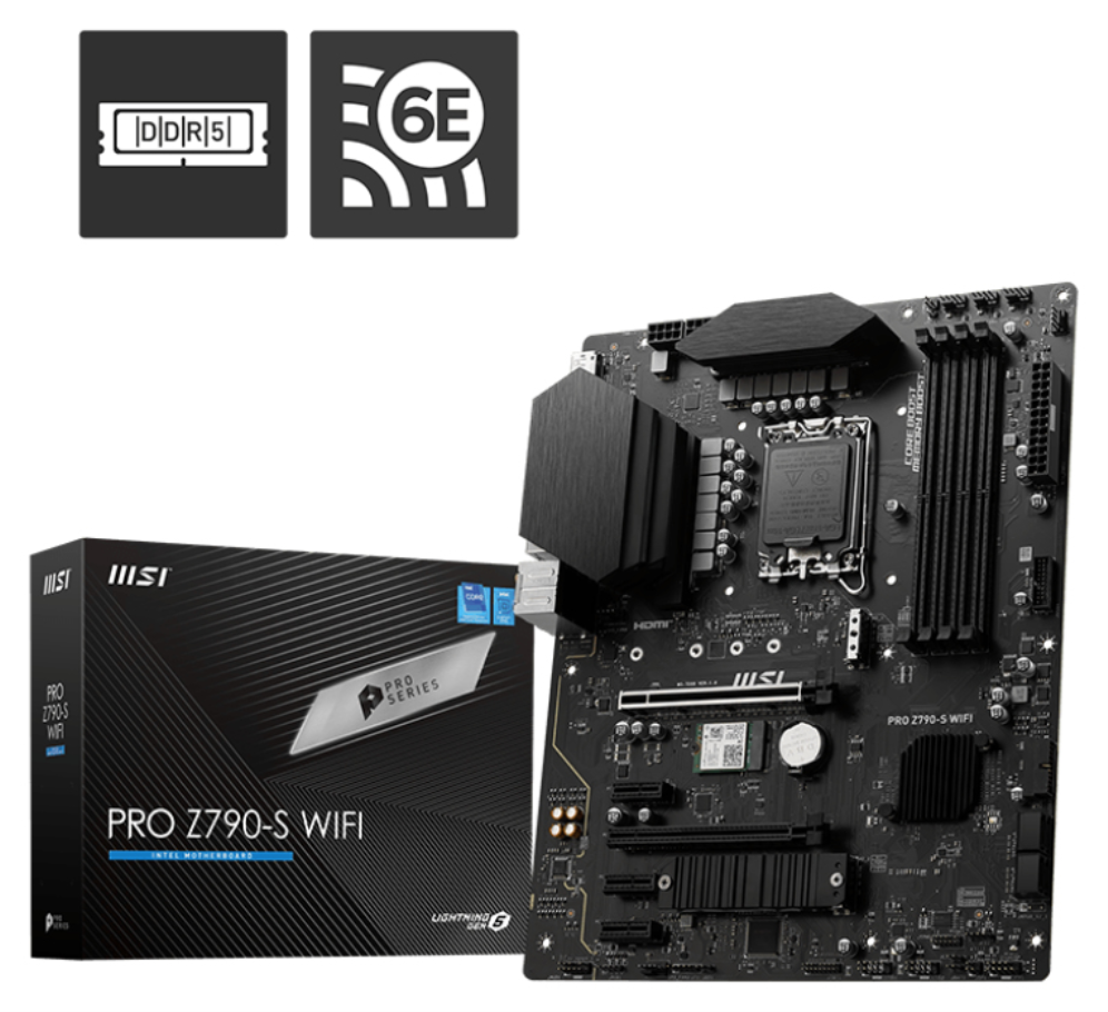 PLACA BASE MSI PRO Z790-S WIFI 1700 ATX 4XDDR5