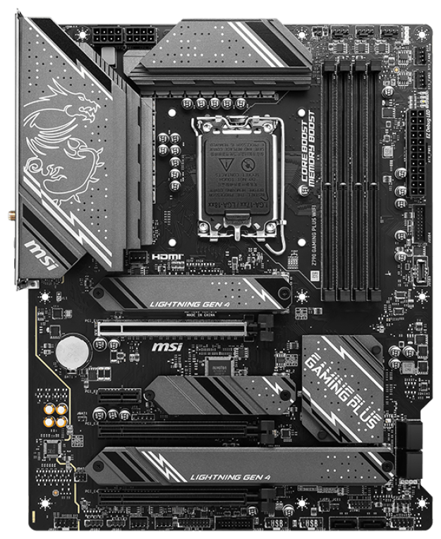 PLACA BASE MSI Z790 GAMING PLUS WIFI 1700 ATX 4XDDR5 - detalle