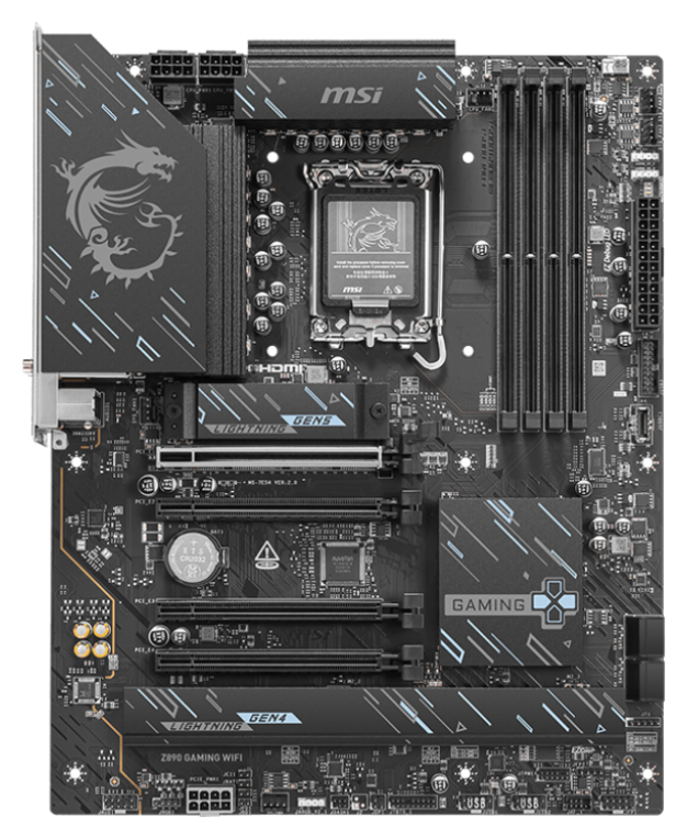PLACA BASE MSI Z890 GAMING WIFI 4XDDR5 - detalle