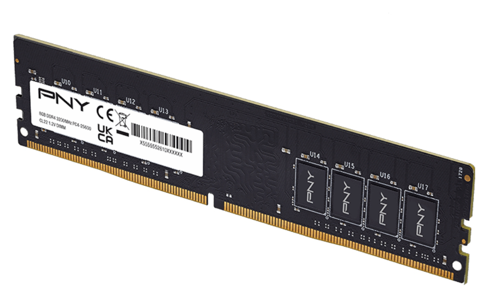 PNY MD8GSD43200-SI módulo de memoria 8 GB 1 x 8 GB DDR4 288-pin DIMM