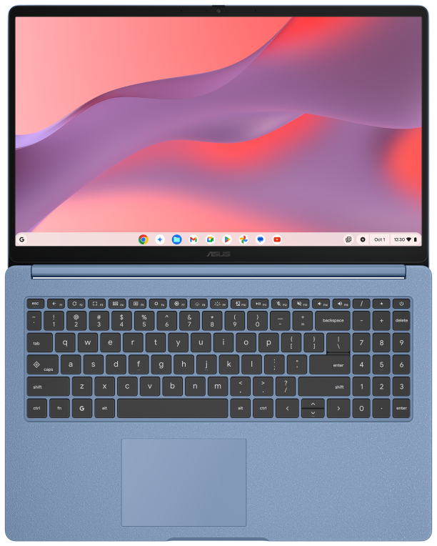 PORTATIL ASUS CHROMEBOOK CM1505CM4A-S70064 KOMPANIO 540 4GB 128GB 15.6" ChromeOS AZUL noAC - detalle