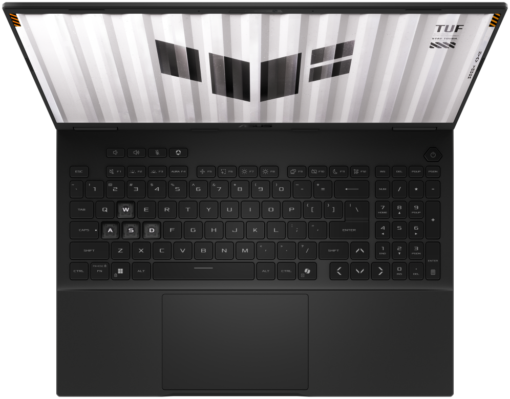 PORTATIL ASUS TUF TUF608JPR-QT187 i7-14650HX 16GB 1TB RTX5070 16"WUXGA FDOS - detalle