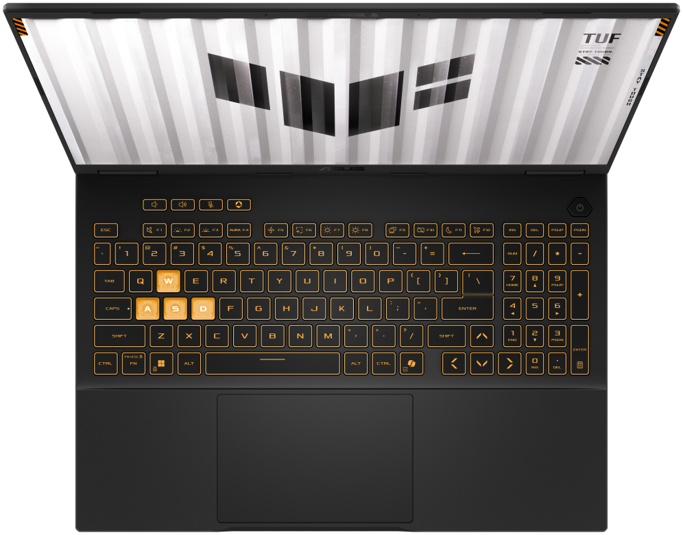 PORTATIL ASUS TUF TUF608JPR-QT187 i7-14650HX 16GB 1TB RTX5070 16"WUXGA FDOS - detalle