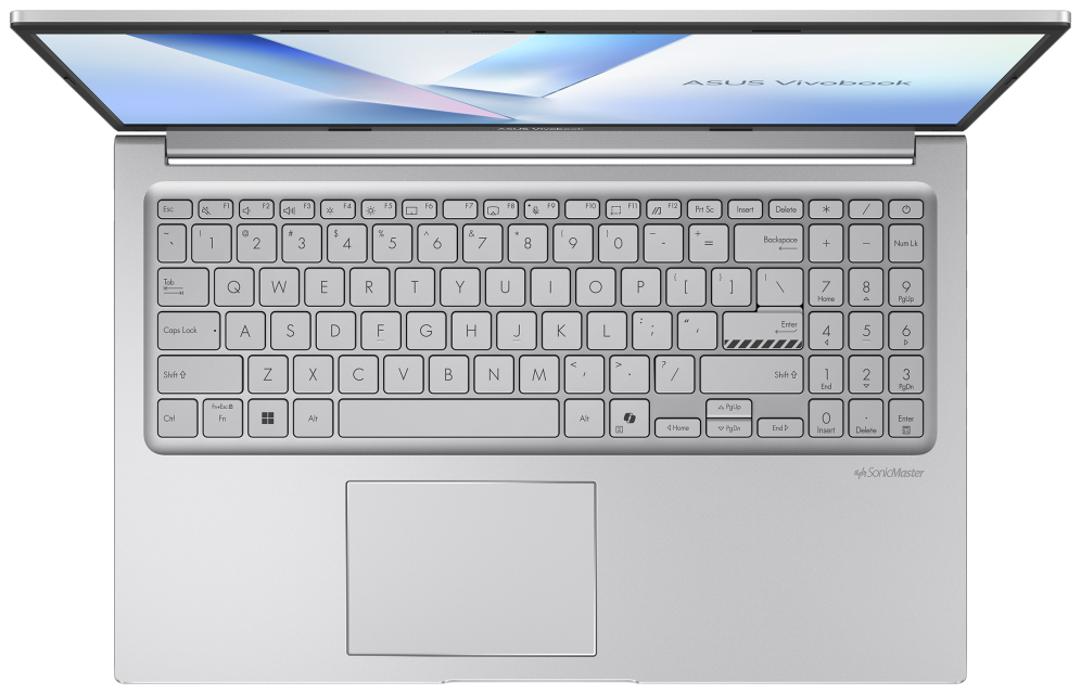 PORTATIL ASUS VIVOBOOK 15 X1504MA-BQ014W CORE 5 320 8GB 512GB 15.6" W11H PLATA - detalle