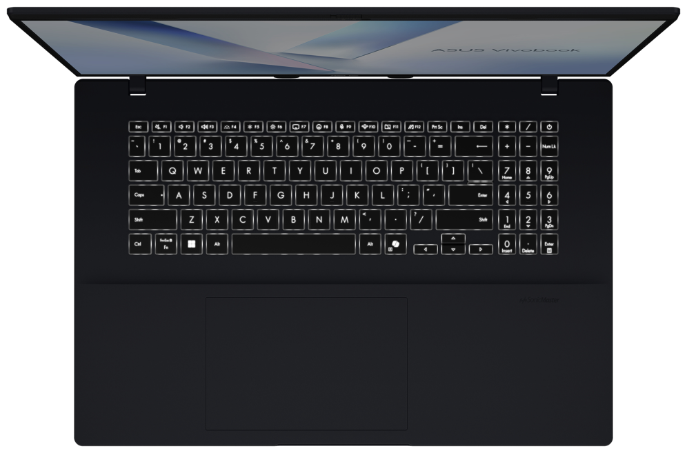 PORTATIL ASUS VIVOBOOK 18 M1807GA-S8038W R7 AI 445 32GB 512GB 18" W11H AZUL - detalle